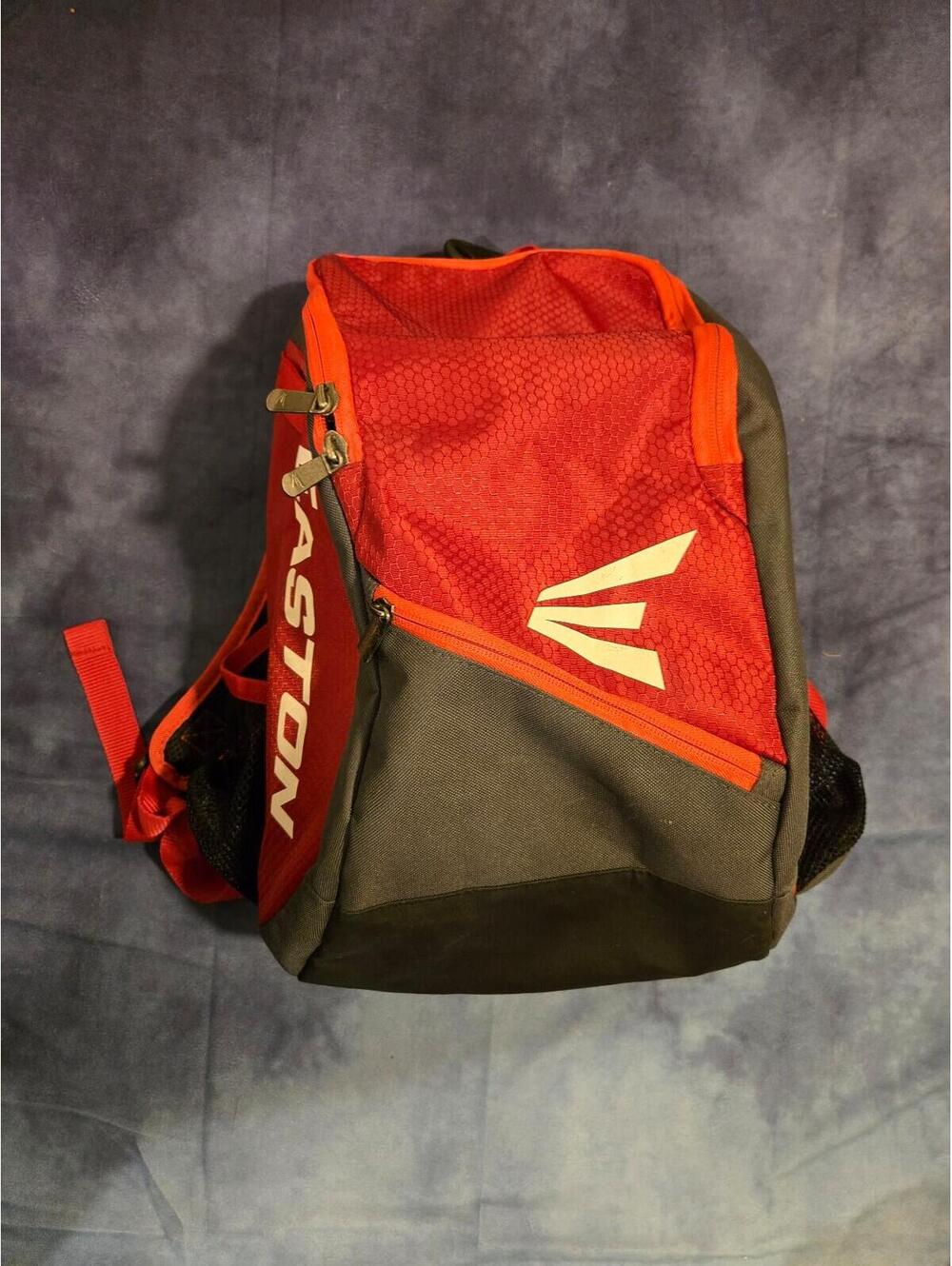 Red Easton baseball bag
